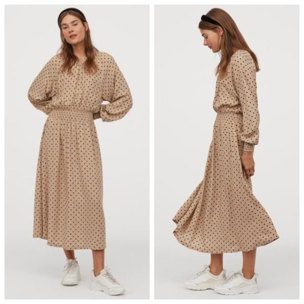 Polk dot maxi dress